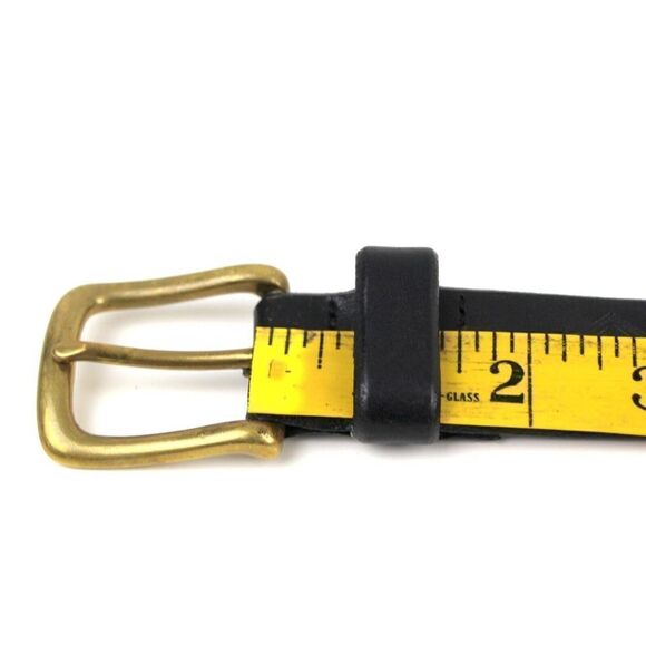 Eddie Bauer BLACK GENUINE LEATHER 1.25"Wd CASUAL DRESS MEN'S BELT Sz 38 (28D - Picture 12 of 15